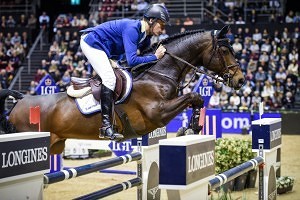 Christian Ahlmann mit Codex One Bild: Katja Stuppia/LONGINES CSI BASEL