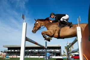 Oliva, Spain - 2016 January 31: Nicolas Deseuzes during Gold 4 competition at CSI2 Mediterranean Equestrian Tour at Oliva Nova Equestrian Center. (photo: © Herve Bonnaud)