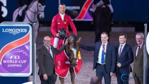 Pius Schwizer gewinnt die Qualifikation zum Longines Worldcup in Leipzig