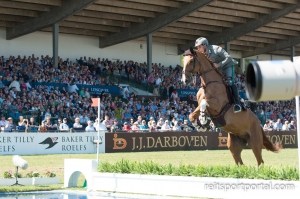 Emanuelle Gaudiano (hier mit Corbanus, LGCT Hamburg 2016)) Foto: Hans-Joachim Reiner