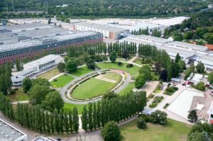 Der Sommergarten unter dem Berliner Funkturm - Austragungsort des GLOBAL JUMPING BERLIN 2017 (Foto: Hans-Joachim Reiner)