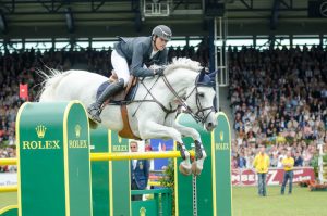 Gregory Wathelet und Coree springen zum Sieg im Rolex Grand Prix von Aachen 2017 (Foto: Hans-Joachim Reiner)