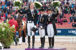 Isabell Werth, Sönke Rothenberger und Cathrine Dufour (Foto: Hans-Joachim Reiner)