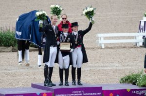 Isabell Werth, Sönke Rothenberger und Cathrine Dufour (Foto: Hans-Joachim Reiner)
