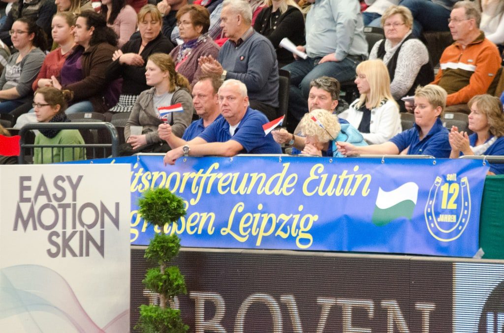 Reitsportfreunde Eutin: "Wir sind in diesem Jahr zum zwölften Mal bei der Partner Pferd in Leipzig dabei. Sie gehören schon zum "Inventar" des Leipziger Turniers. Vielen Dank für so viel Engagement!