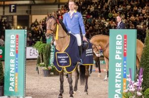 Christian Ahlmann und Ailina, die Sieger im Championat von Leipzig 2018
