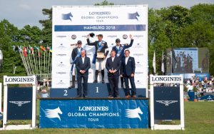 LONGINES GLOBAL CHAMPIONS TOUR Grand Prix of Hamburg -Siegerehrung (Foto: Hans-Joachim Reiner)