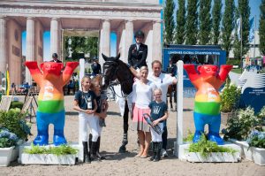 Die Siegerin Janne-Friederike Meyer-Zimmermann und Soccero