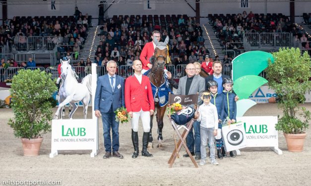 Dominik Hieber siegt in der Qualifikationsprüfung zum Finale der Amateur-Spring-Reiter-Club-Trophy 2018