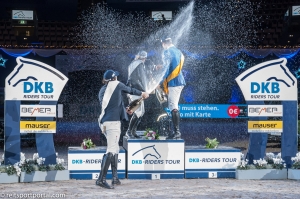 Rider of the Year Champagnerdusche