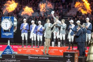 Siegerehrung Super Cup Final, Prag, O2-Arena, 16.Dezember 2018 (Foto: Hans-Joachim Reiner
