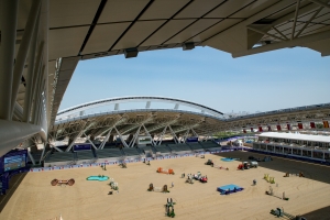 Die imposante Arena