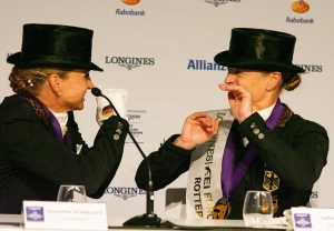 Dorothee Schneider und Isabell Werth