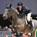 Victor Bettendorf und  Foxy de la Roque  nach der ersten Runde im Super Grand Prix von Riyadh in Führung