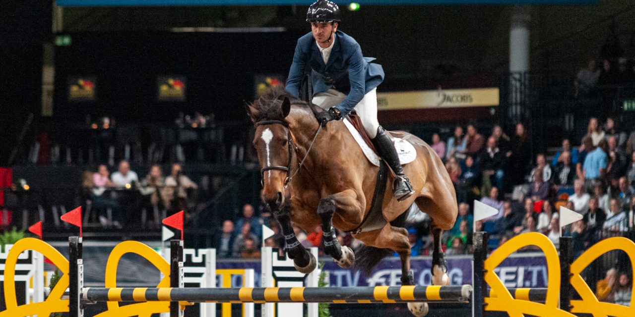 Steve Guerdat ist nach einem Herzschlagfinale der  STUTTGART GERMAN MASTER 2024