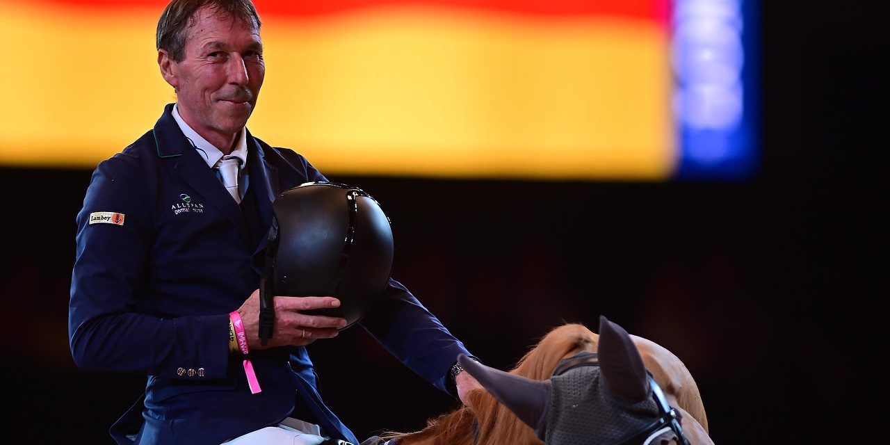 Hans-Dieter Dreher mit Vestmalle des Cotis zum Erfolg im LONGINES GRAND PRIX  von Casas Novas 2024