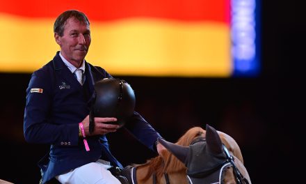 Hans-Dieter Dreher mit Vestmalle des Cotis zum Erfolg im LONGINES GRAND PRIX  von Casas Novas 2024