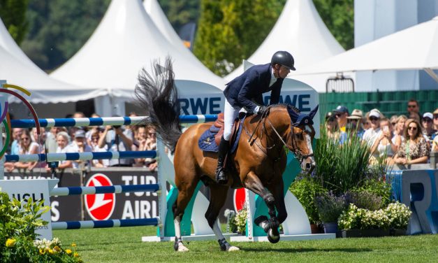 Point Break ist wieder zurück und Ben Maher reitet mit ihm zum Sieg im Grand Prix von Rotterdam