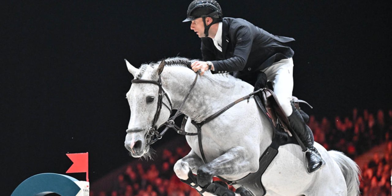 Scott Brash, Kent Farrington und Richard Vogel auf dem Podium beim 24th Rolex IJRC Top 10 Final  in Genf