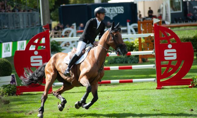 Victor Bettendorf  siegt im Longines GCT Grand Prix of Riesenbeck vor Daniel Deusser und Christian Kukuk